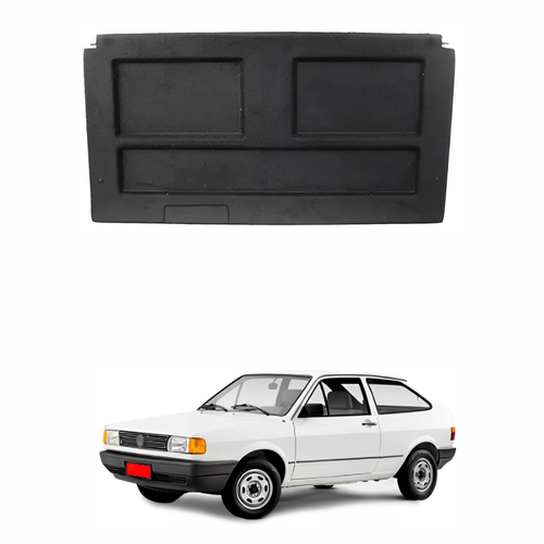 Tampão Bagagito Porta Mala Vw Gol 1987 até 1994 com Carpete Preto
