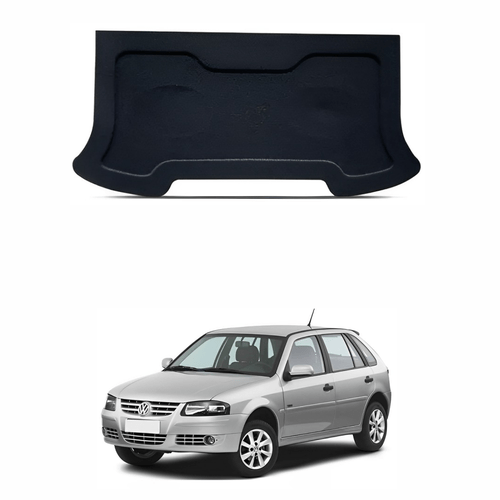 Tampão Bagagito Porta Mala Vw Gol G4 2005 até 2013 com Carpete Preto