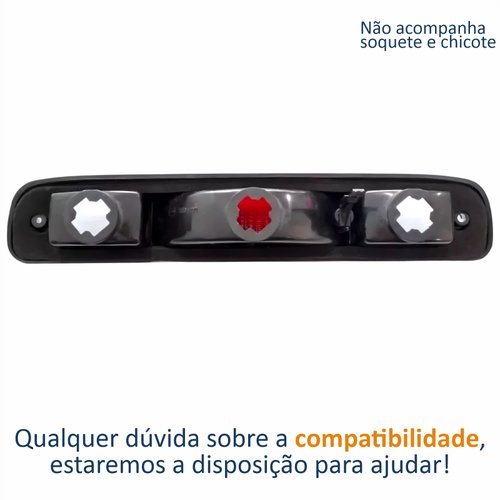 Break Light Traseira Ford F250 1999 Até 2011 Bicolor