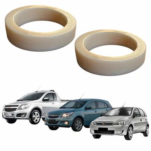 Kit Calço de Mola Gm Corsa Agile Montana 2003 Até 2022 Dianteiro 2 Peças