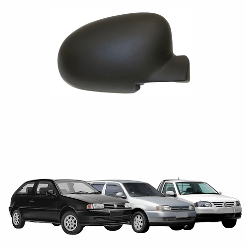Capa de Retrovisor Vw Gol Parati Saveiro G2 1995 1996 1997 1998 1999 Preto Lado Direito Passageiro