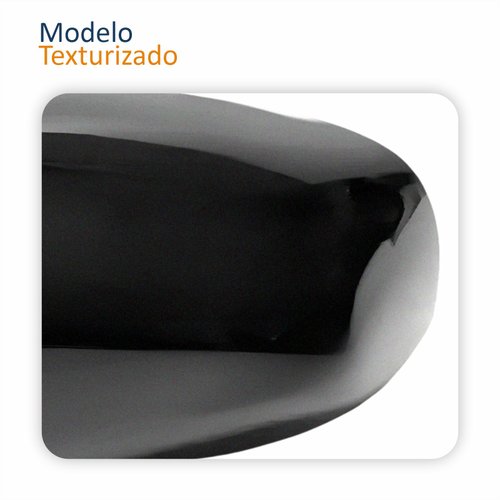 Capa Retrovisor Fiat Toro 2016 Até 2023 Texturizado Lado Esquerdo Motorista