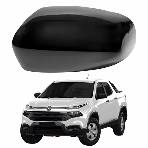 Capa Retrovisor Fiat Toro 2017 Até 2024 ORIGINAL Lado Esquerdo Motorista