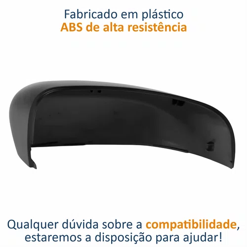 Capa Retrovisor Fiat Toro Jeep Compass 2017 Até 2024 ORIGINAL Lado Direito Passageiro