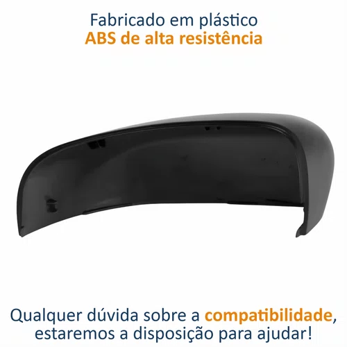 Capa Retrovisor Fiat Toro Jeep Compass 2017 Até 2024 ORIGINAL Lado Esquerdo Motorista