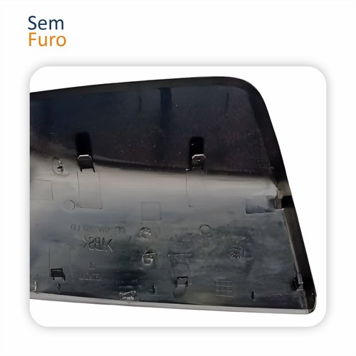 Capa Retrovisor Gm S10 2012 Até 2019 Lisa Sem Furo Lado Esquerdo Motorista