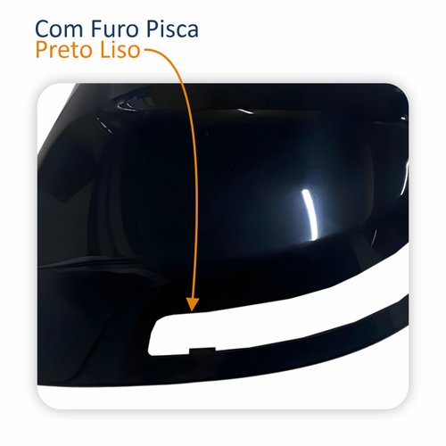 Capa Retrovisor Honda Civic 2012 2013 2014 2015 2016 Com Furo Lado Esquerdo Motorista