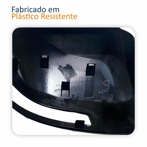 Capa Retrovisor Honda Civic 2012 2013 2014 2015 2016 Com Furo Lado Esquerdo Motorista