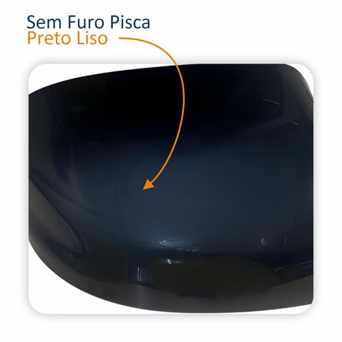 Capa Retrovisor Honda Civic 2012 Até 2016 Sem Furo Para Pisca Lado Direito Passageiro