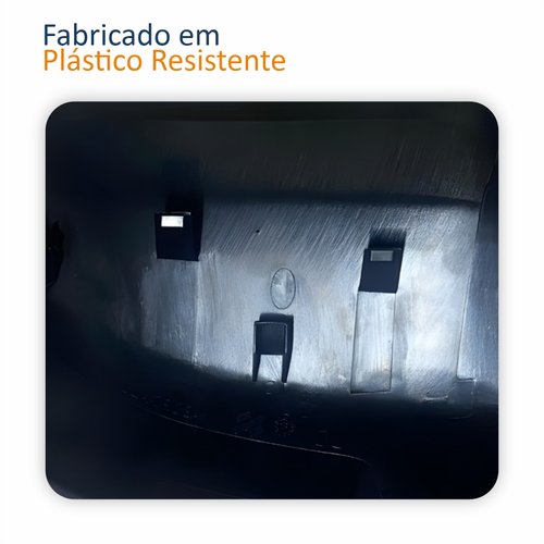Capa Retrovisor Honda Civic 2012 Até 2016 Sem Furo Para Pisca Lado Esquerdo Motorista