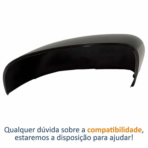 Capa Retrovisor Jeep Commander 2016 Até 2023 Liso Lado Esquerdo Motorista