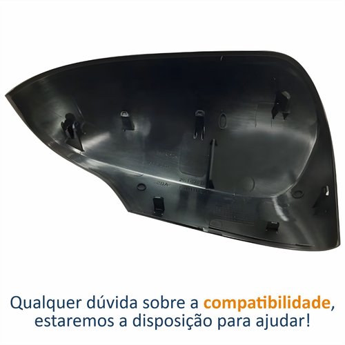 Capa Retrovisor Toyota Yaris 2018 Até 2024 Com Furo Liso Lado Esquerdo Motorista