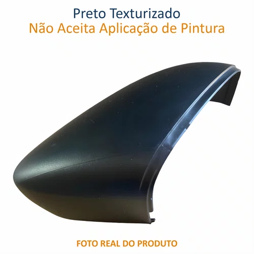 Capa Retrovisor Vw Up 2013 2014 METAGAL Sem Furo Texturizado Lado Direito Passageiro