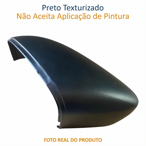 Capa Retrovisor Vw Up 2013 2014 METAGAL Sem Furo Texturizado Lado Esquerdo Motorista
