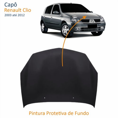 Capô Renault Clio 2003 até 2012