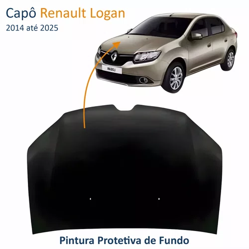 Capô Renault Logan 2014 até 2025