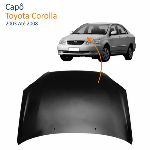 Capô Toyota Corolla 2003 Até 2008