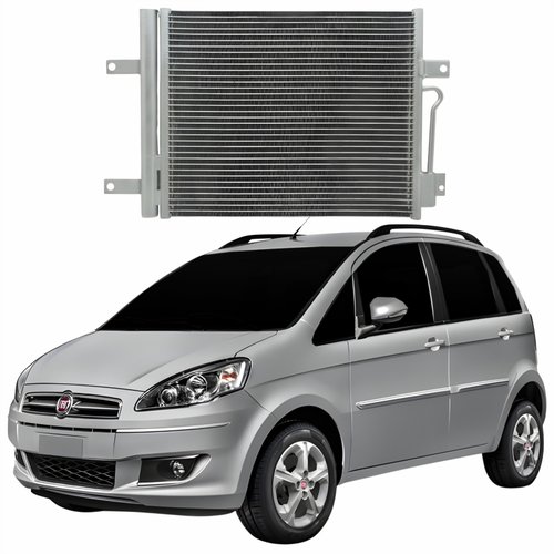 Condensador Fiat Idea 2010 Até 2017 Com Ar Condicionado Manual Denso