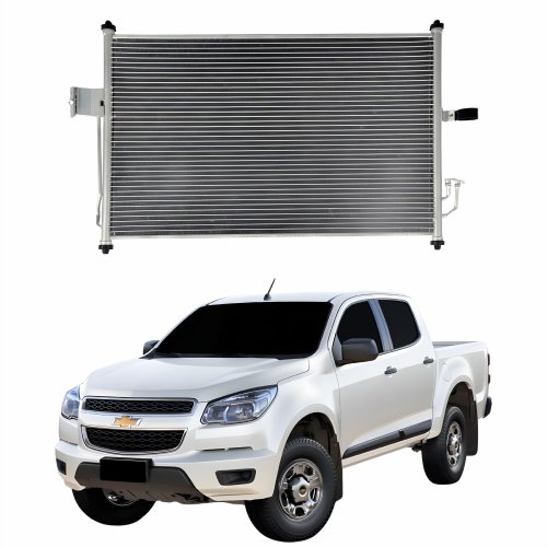 Condensador Gm S-10 2012 Até 2017 Com Ar Condicionado Cambio Automatico E Manual