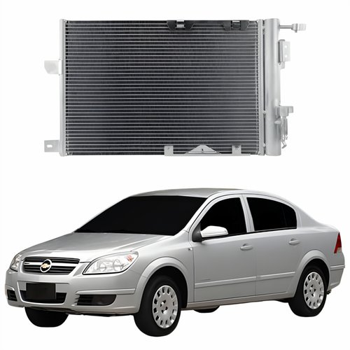 Condensador Gm Vectra 2006 Até 2013 Com Ar Condicionado Automático e Manual