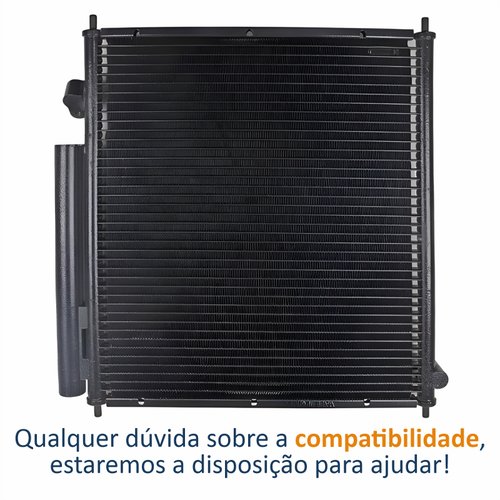 Condensador Honda Fit 2003 Até 2008 Com Ar Condicionado Automático e Manual