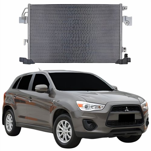 Condensador Mitsubishi Asx 2011 2012 2013 2014 Com Ar Condicionado Automática E Manual