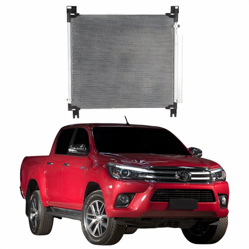 Condensador Toyota Hilux 2015 2016 2017 2018 2019 Automático E Mecânico