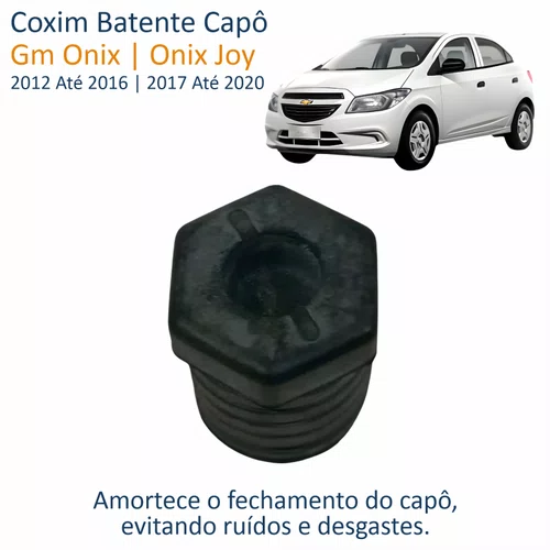 Coxim Batente Capô Gm Onix 2013 Até 2016 Onix Joy 2017 Até 2021