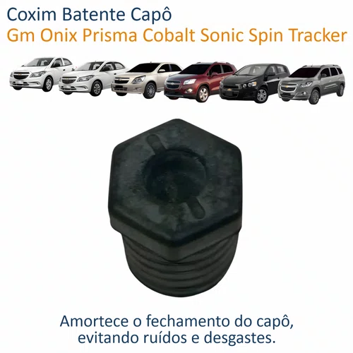 Coxim Batente Capô Gm Onix Prisma Cobalt Sonic Spin Tracker