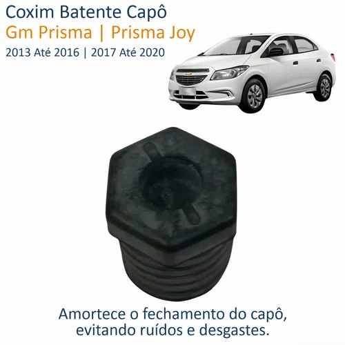 Coxim Batente Capô Gm Prisma 2013 Até 2016 Prisma Joy 2017 Até 2021