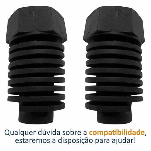 Kit Coxim Batente Capô Gm S10 Silverado Vectra Blazer 2 Peças