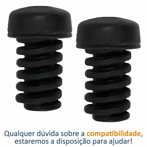 Kit Coxim Batente Capô Renault Scenic Clio Logan Sandero 2 Peças
