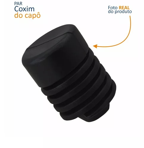 Kit Coxim Batente Capô Toyota Corolla 2003 até 2025 Hilux 2000 até 2025 2 Peças
