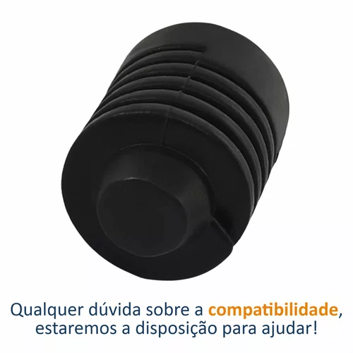 Kit Coxim Batente Capô Toyota Corolla 2003 até 2025 Hilux 2000 até 2025 2 Peças