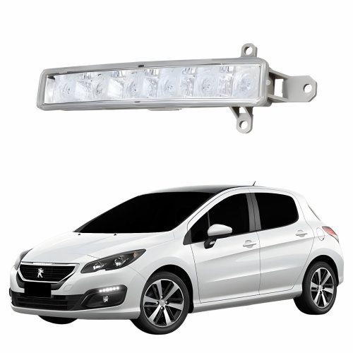 Daylight Drl Led Peugeot 308 2016 2017 2018 Lado Esquerdo Motorista