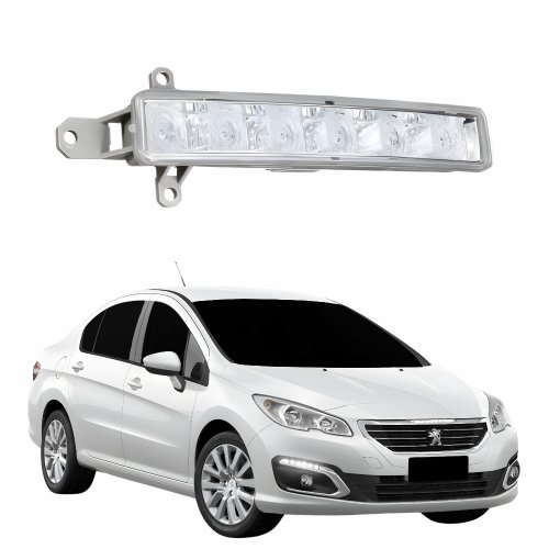 Daylight Drl Led Peugeot 408 2016 2017 2018 Lado Direito Passageiro