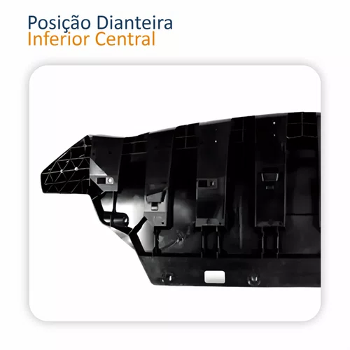 Defletor Parachoque Dianteiro Gm Onix Hatch 2020 Até 2025 Inferior Central