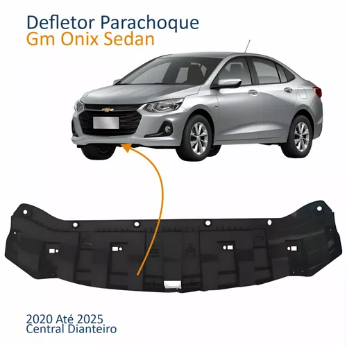 Defletor Parachoque Dianteiro Gm Onix Sedan 2020 Até 2025 Inferior Central