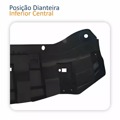 Defletor Parachoque Dianteiro Gm Onix Sedan 2020 Até 2025 Inferior Central