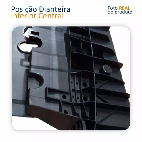 Defletor Parachoque Dianteiro Peugeot 208 2012 Até 2022 Inferior Central