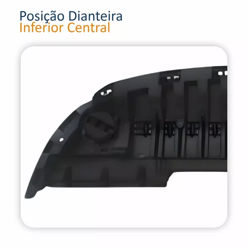 Defletor Parachoque Dianteiro Renault Fluence 2010 2011 2012 2013 2014 Inferior Central