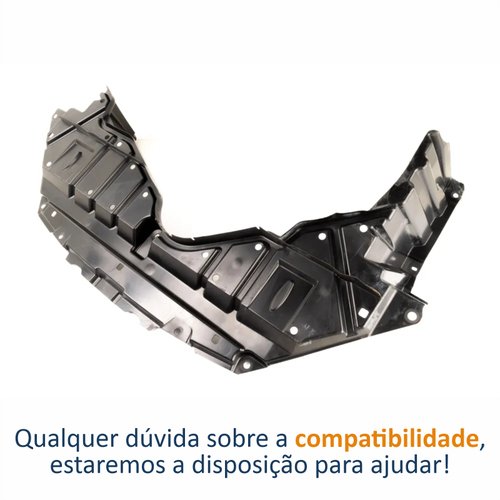 Defletor Parachoque Central Toyota Etios 2012 Até 2019