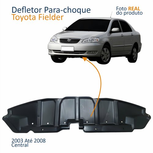 Defletor Para-choque Dianteiro Toyota Corolla 2003 Até 2008 Central