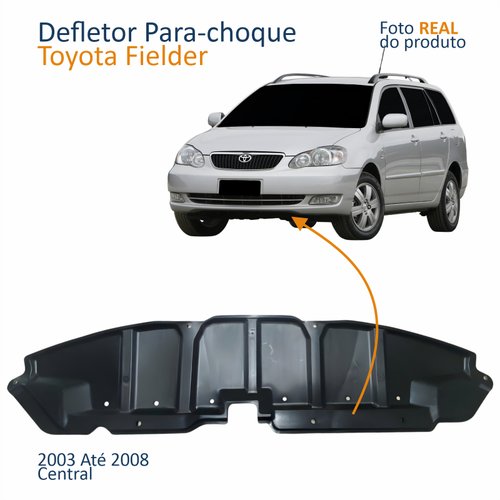 Defletor Para-choque Dianteiro Toyota Fielder 2003 Até 2008 Central