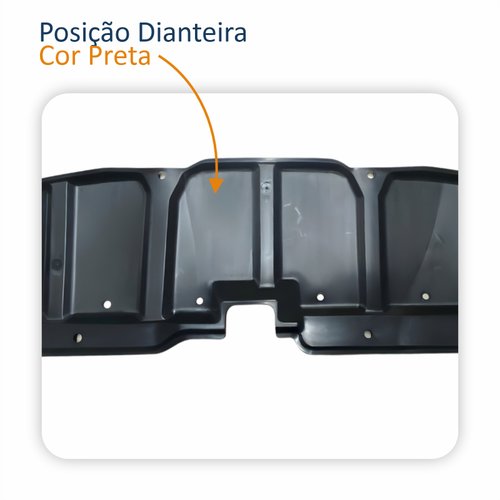 Defletor Para-choque Dianteiro Toyota Fielder 2003 Até 2008 Central