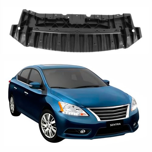 Defletor Parachoque Inferior Central Nissan Sentra 2017 Até 2020