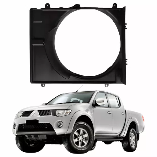 Defletor Radiador Dianteiro Mitsubishi L200 Triton Central
