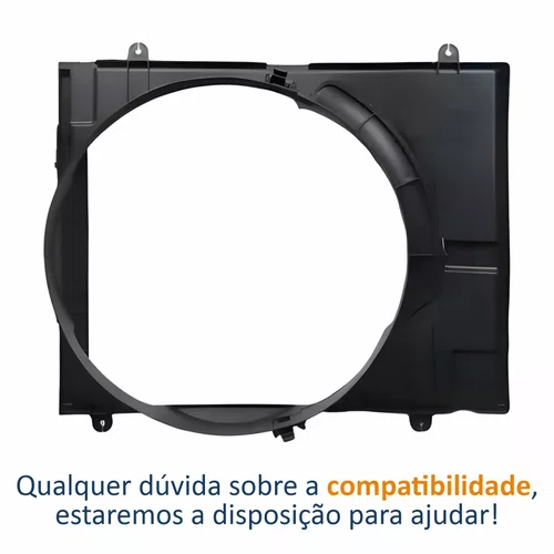 Defletor Radiador Dianteiro Mitsubishi L200 Triton Central