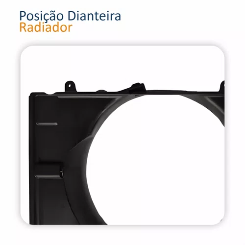 Defletor Radiador Dianteiro Mitsubishi L200 Triton Central