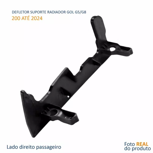 Defletor suporte radiador vw Gol 2009 a 2022 Lado Direito Passageiro Original